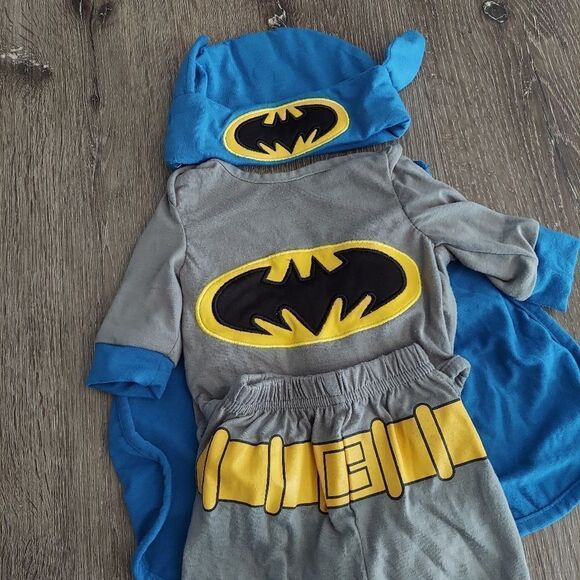 New DC Super Friends Batman Halloween Costume Infant Size 0-6 Months - Picture 3 of 8
